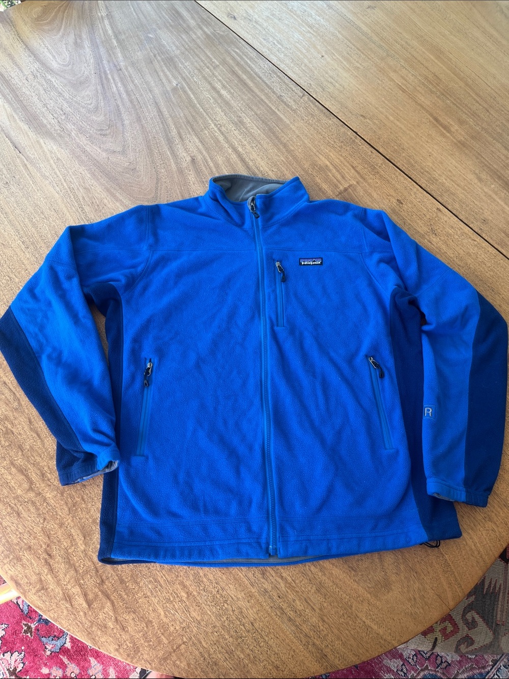 Patagonia Royal Blue Full-Zip Fleece Jacket Men’s Large